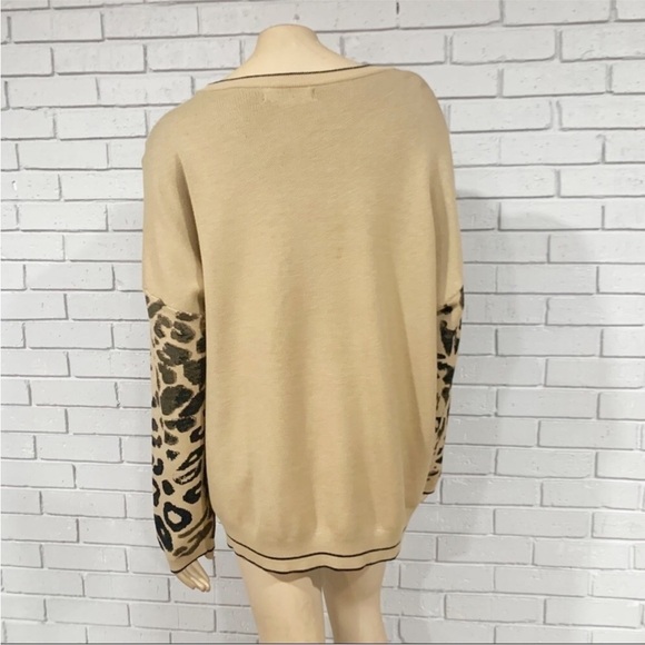 Rachel Rachel Roy Women’s Animal Print Sweater - Picture 4 of 7